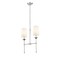 Z-Lite Emily 2 Light Island, Polished Nickel & Off White 3033-2L-PN - alternate 5